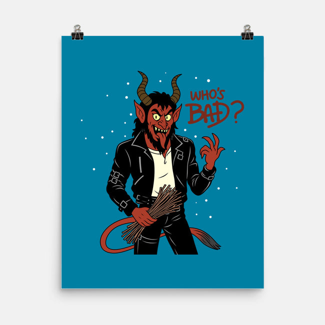 Who's Bad-None-Matte-Poster-Boggs Nicolas