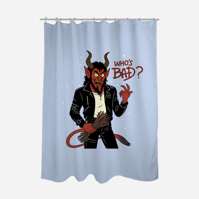 Who's Bad-None-Polyester-Shower Curtain-Boggs Nicolas