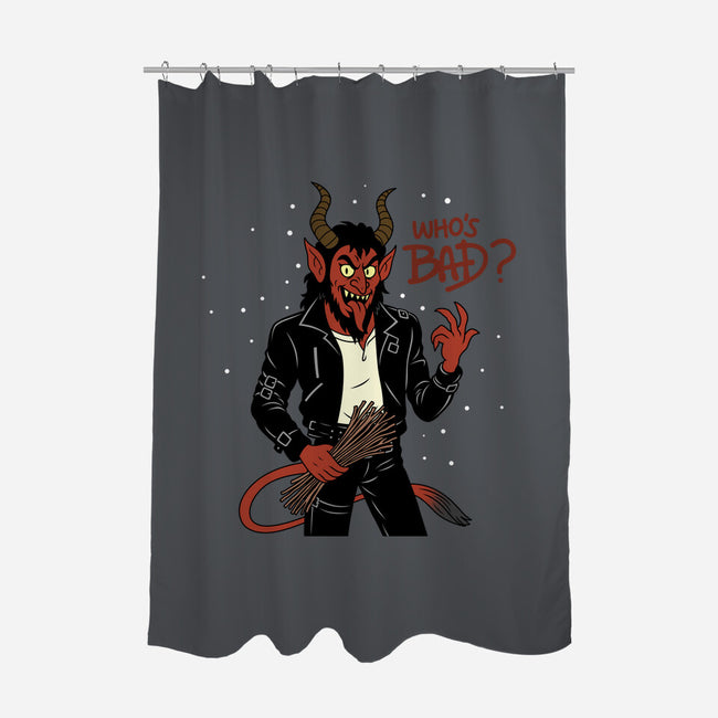 Who's Bad-None-Polyester-Shower Curtain-Boggs Nicolas