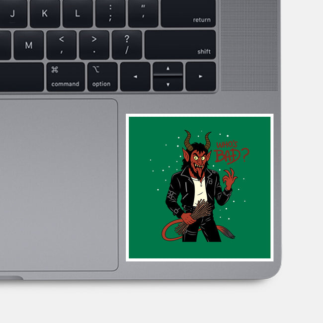 Who's Bad-None-Glossy-Sticker-Boggs Nicolas