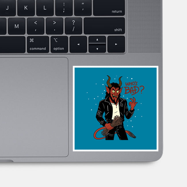 Who's Bad-None-Glossy-Sticker-Boggs Nicolas