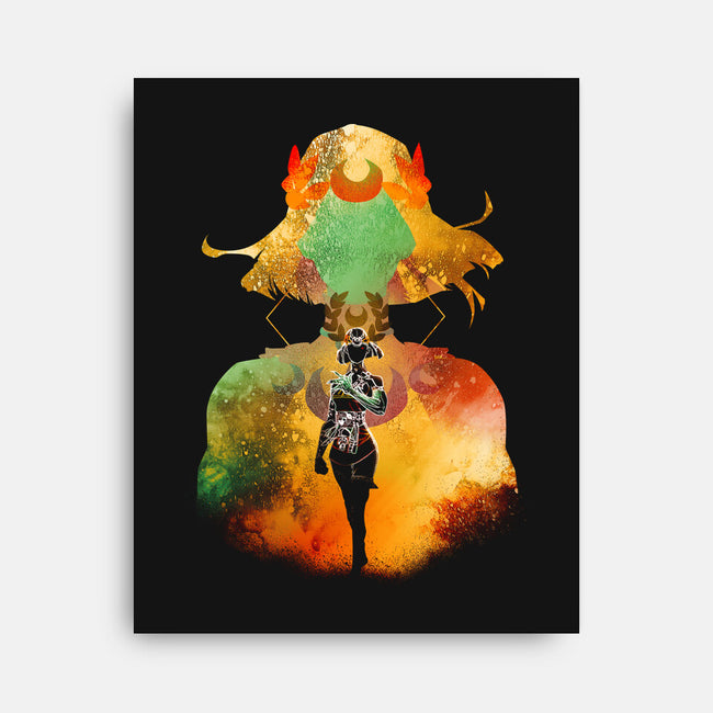 Negative Underworld Sister-None-Stretched-Canvas-Donnie