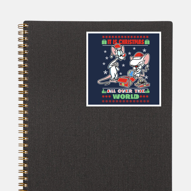 It's Christmas All Over The World-None-Glossy-Sticker-fanfabio