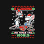 It's Christmas All Over The World-Youth-Crew Neck-Sweatshirt-fanfabio