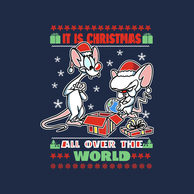 It's Christmas All Over The World-Youth-Pullover-Sweatshirt-fanfabio