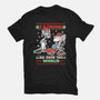 It's Christmas All Over The World-Womens-Fitted-Tee-fanfabio