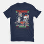 It's Christmas All Over The World-Womens-Fitted-Tee-fanfabio
