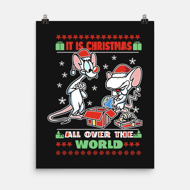 It's Christmas All Over The World-None-Matte-Poster-fanfabio