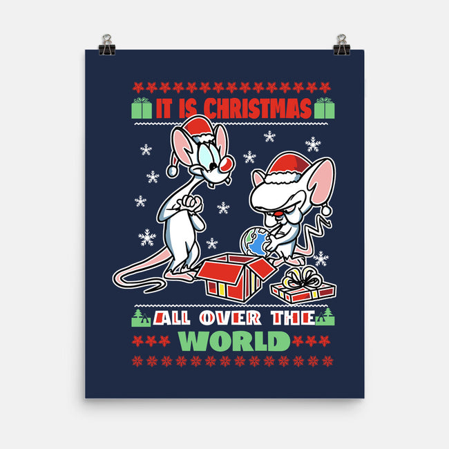 It's Christmas All Over The World-None-Matte-Poster-fanfabio