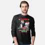 It's Christmas All Over The World-Mens-Long Sleeved-Tee-fanfabio