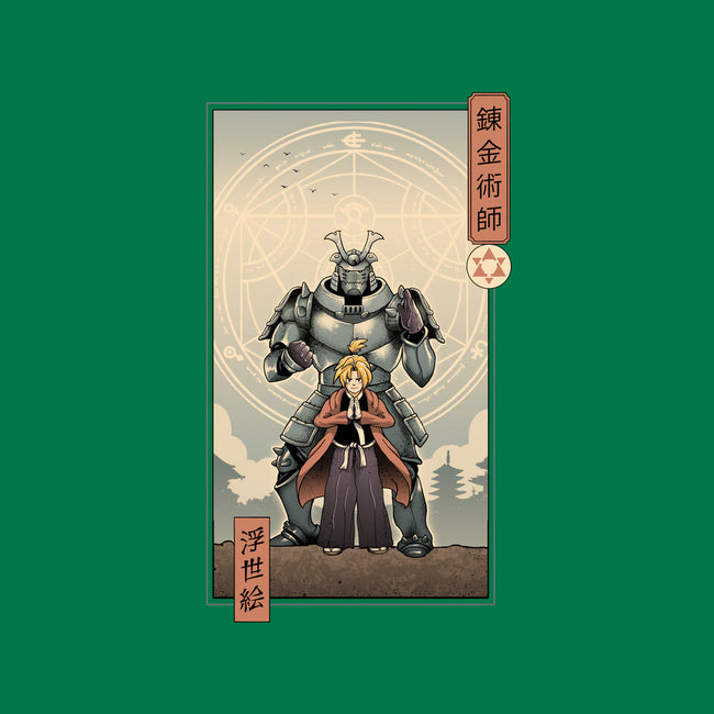 Brother's Ukiyo-e-None-Polyester-Shower Curtain-vp021