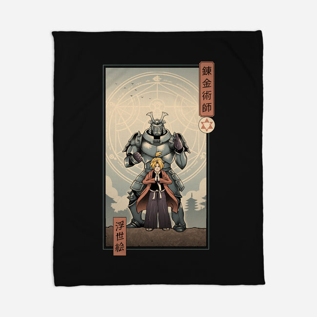 Brother's Ukiyo-e-None-Fleece-Blanket-vp021