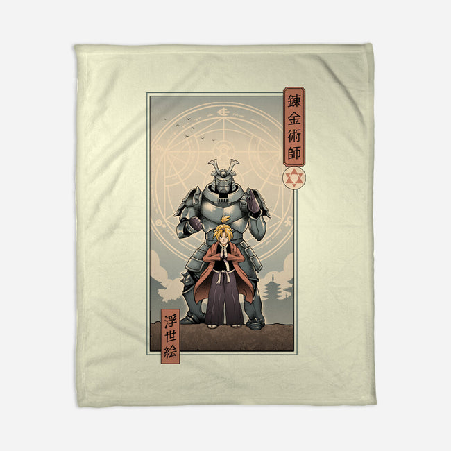 Brother's Ukiyo-e-None-Fleece-Blanket-vp021