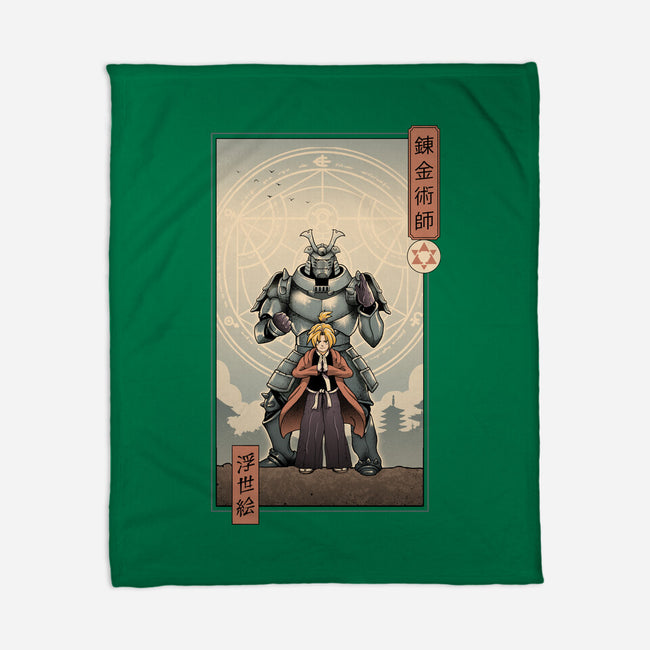 Brother's Ukiyo-e-None-Fleece-Blanket-vp021