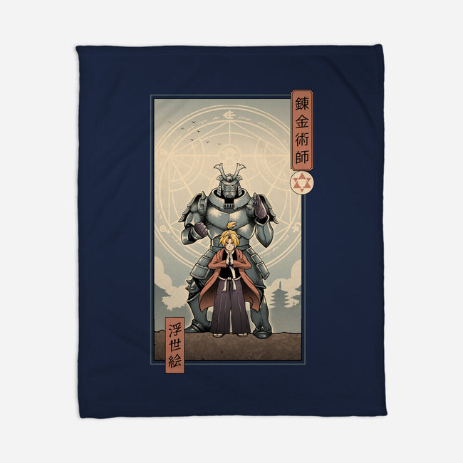 Brother's Ukiyo-e-None-Fleece-Blanket-vp021