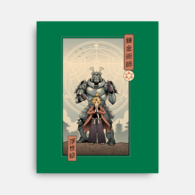 Brother's Ukiyo-e-None-Stretched-Canvas-vp021