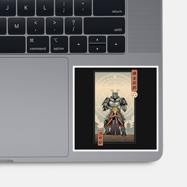 Brother's Ukiyo-e-None-Glossy-Sticker-vp021