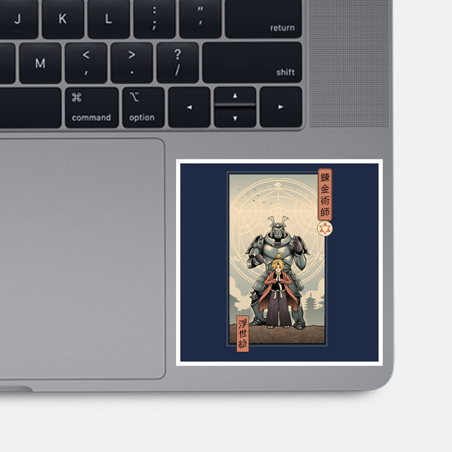 Brother's Ukiyo-e-None-Glossy-Sticker-vp021