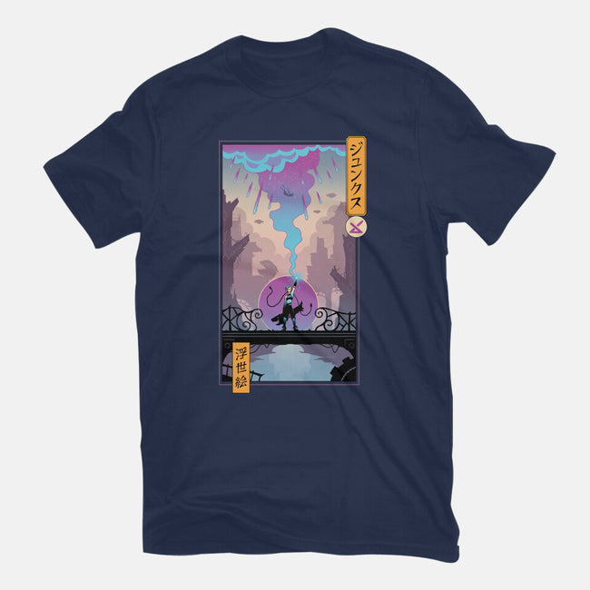 Arcane Ukiyo-e-Womens-Fitted-Tee-vp021