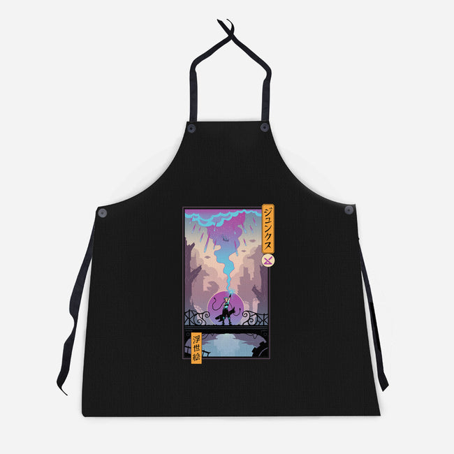 Arcane Ukiyo-e-Unisex-Kitchen-Apron-vp021