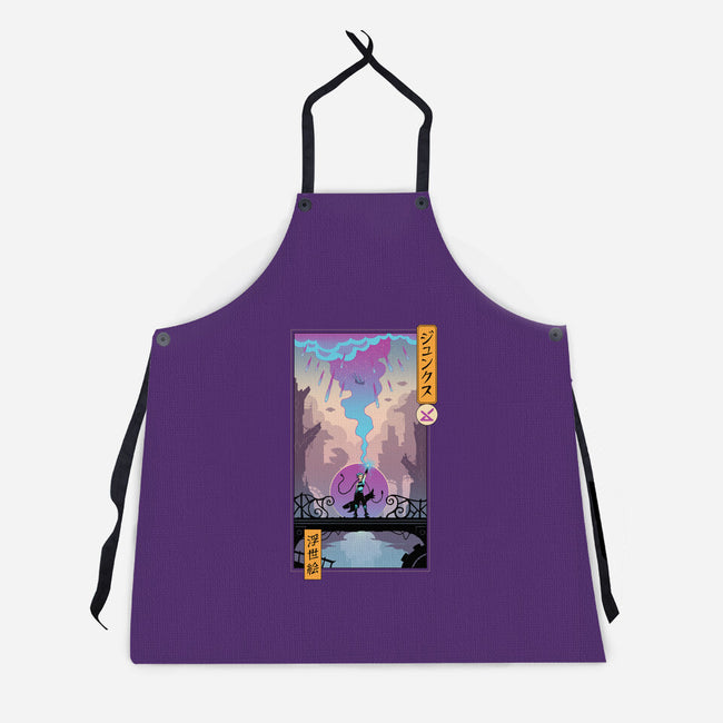 Arcane Ukiyo-e-Unisex-Kitchen-Apron-vp021