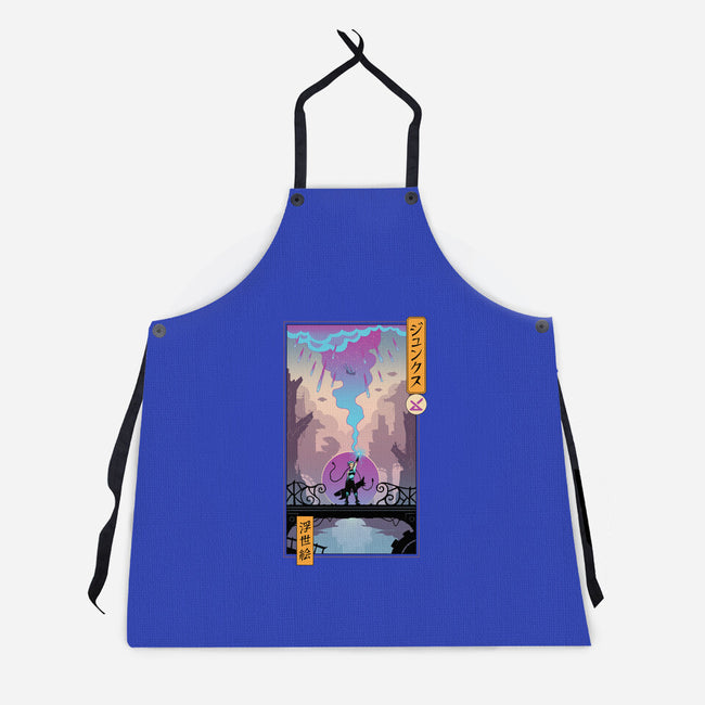 Arcane Ukiyo-e-Unisex-Kitchen-Apron-vp021