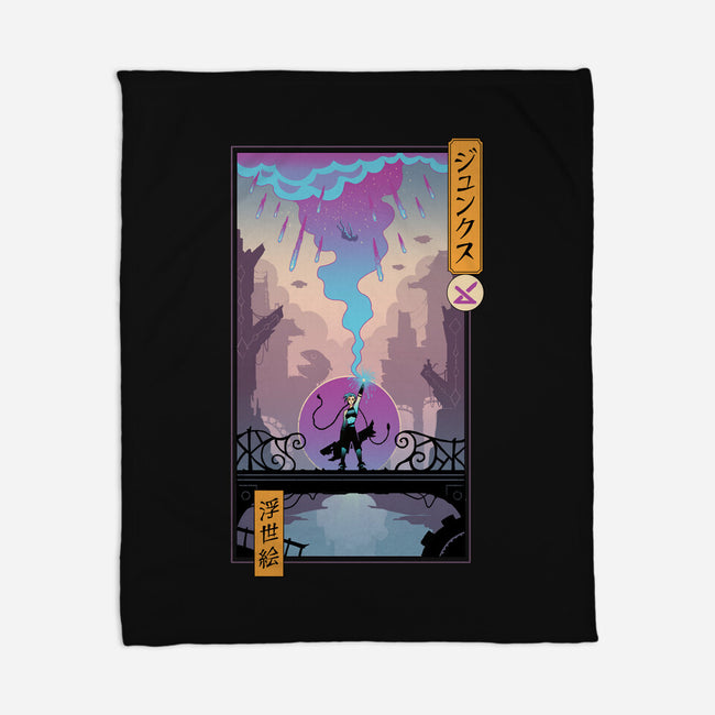 Arcane Ukiyo-e-None-Fleece-Blanket-vp021