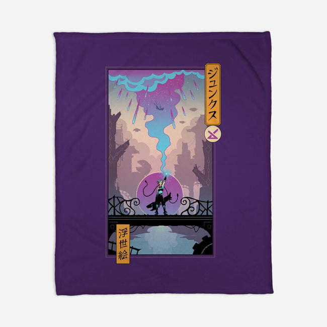 Arcane Ukiyo-e-None-Fleece-Blanket-vp021