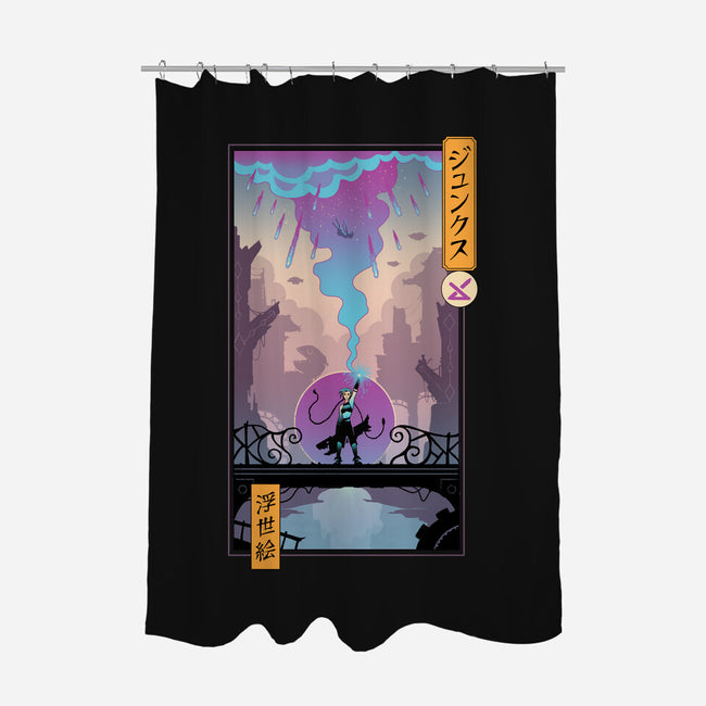 Arcane Ukiyo-e-None-Polyester-Shower Curtain-vp021