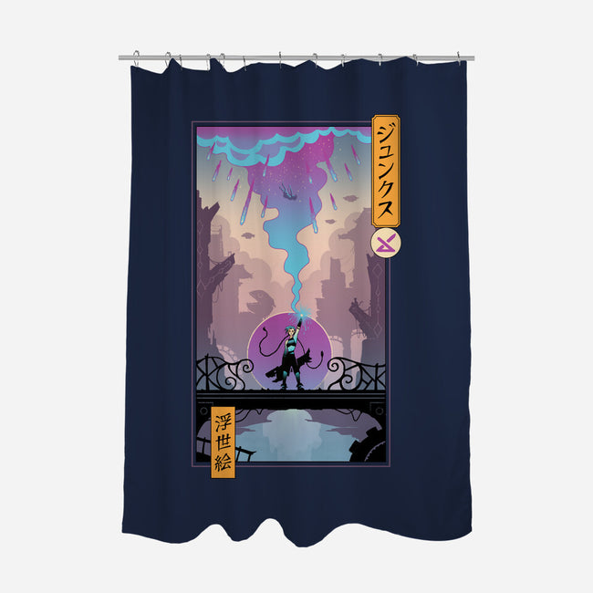 Arcane Ukiyo-e-None-Polyester-Shower Curtain-vp021