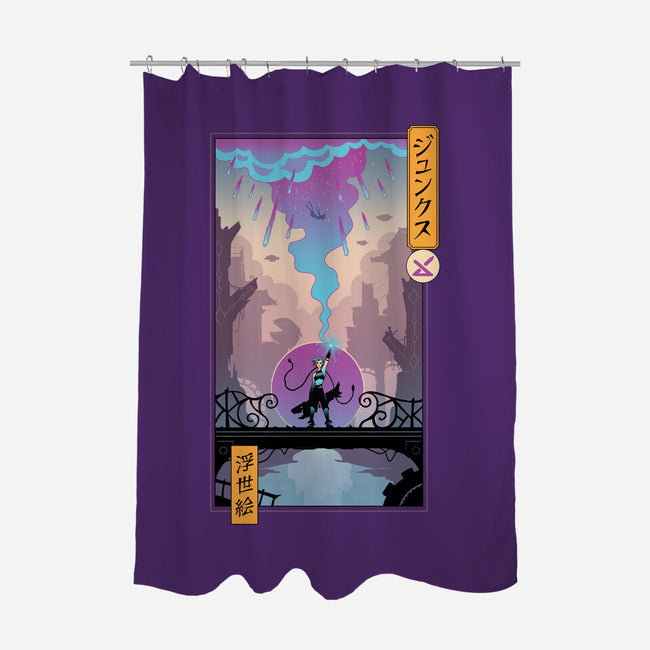 Arcane Ukiyo-e-None-Polyester-Shower Curtain-vp021