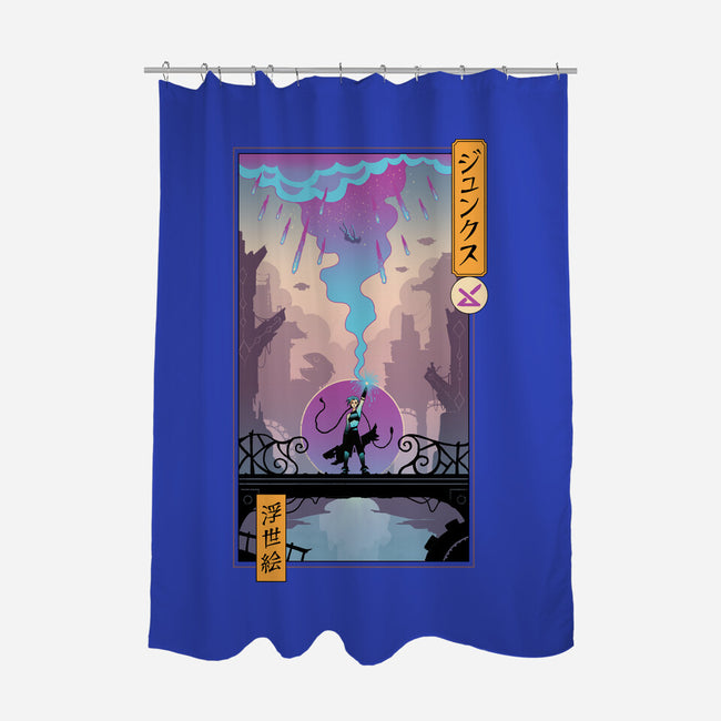 Arcane Ukiyo-e-None-Polyester-Shower Curtain-vp021