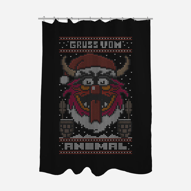 Gruss Vom Animal-None-Polyester-Shower Curtain-jrberger