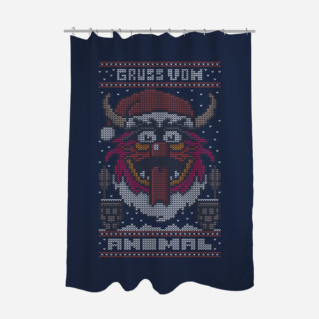 Gruss Vom Animal-None-Polyester-Shower Curtain-jrberger