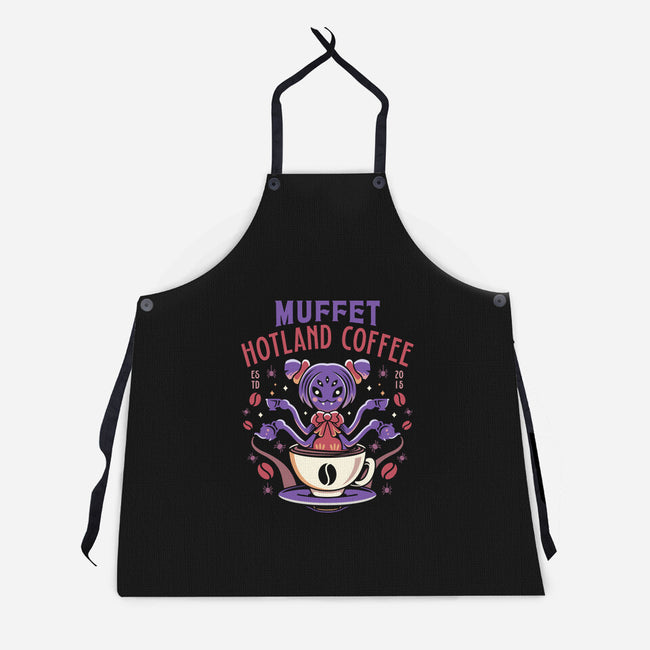 Muffet Hotland Coffee-Unisex-Kitchen-Apron-LAGELANTEE