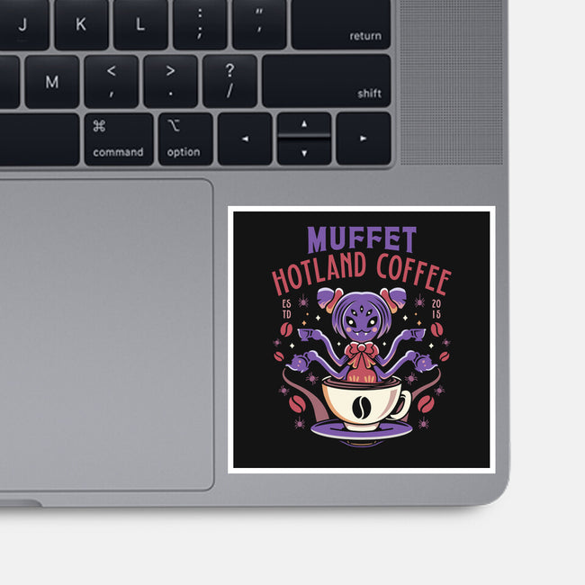 Muffet Hotland Coffee-None-Glossy-Sticker-LAGELANTEE