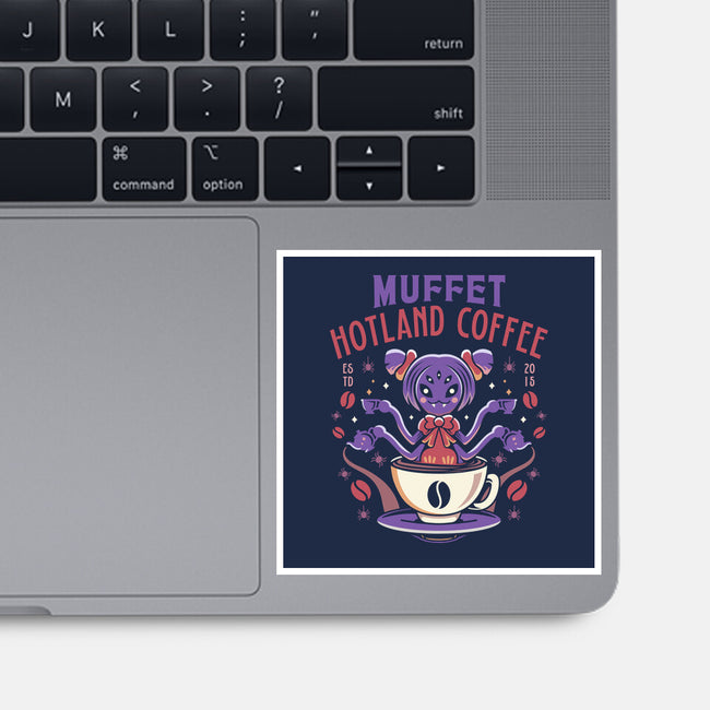 Muffet Hotland Coffee-None-Glossy-Sticker-LAGELANTEE