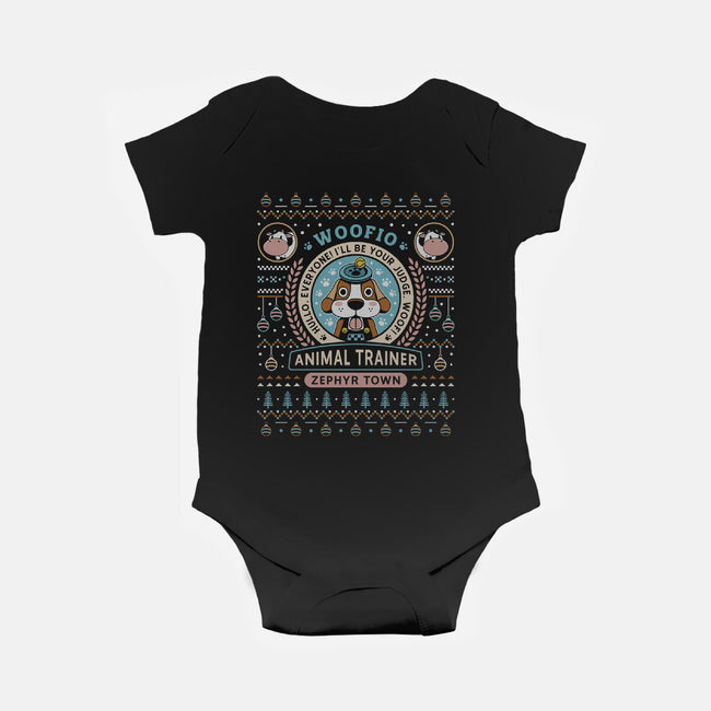 Woofio Zephyr Town Ugly Sweater-Baby-Basic-Onesie-LAGELANTEE