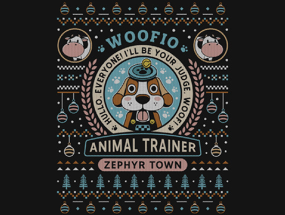 Woofio Zephyr Town Ugly Sweater