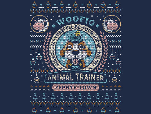 Woofio Zephyr Town Ugly Sweater