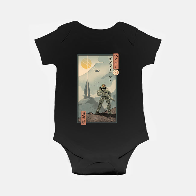 Halo Ukiyo-e-Baby-Basic-Onesie-vp021