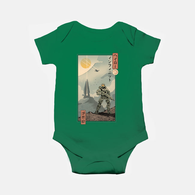 Halo Ukiyo-e-Baby-Basic-Onesie-vp021