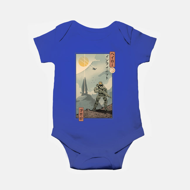 Halo Ukiyo-e-Baby-Basic-Onesie-vp021
