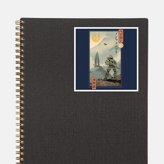 Halo Ukiyo-e-None-Glossy-Sticker-vp021