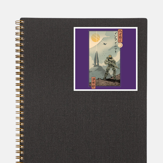 Halo Ukiyo-e-None-Glossy-Sticker-vp021