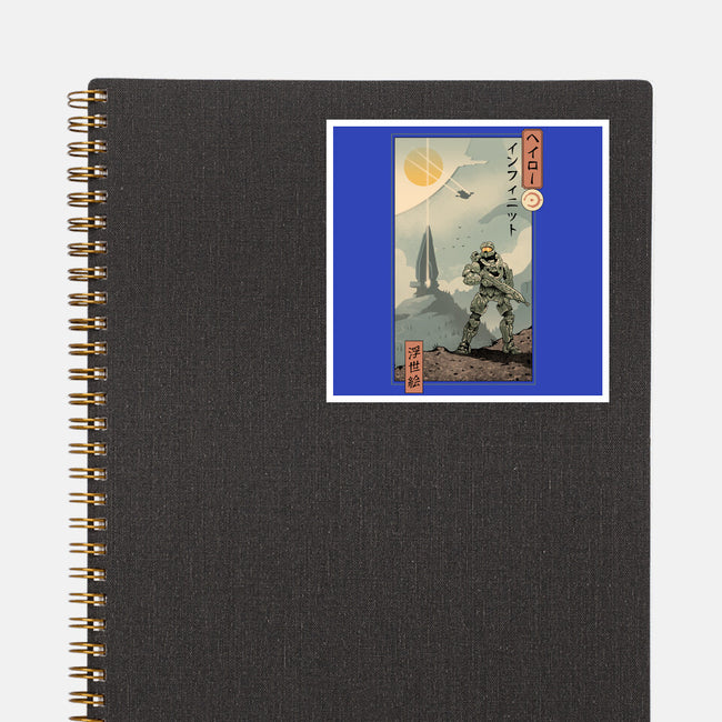 Halo Ukiyo-e-None-Glossy-Sticker-vp021