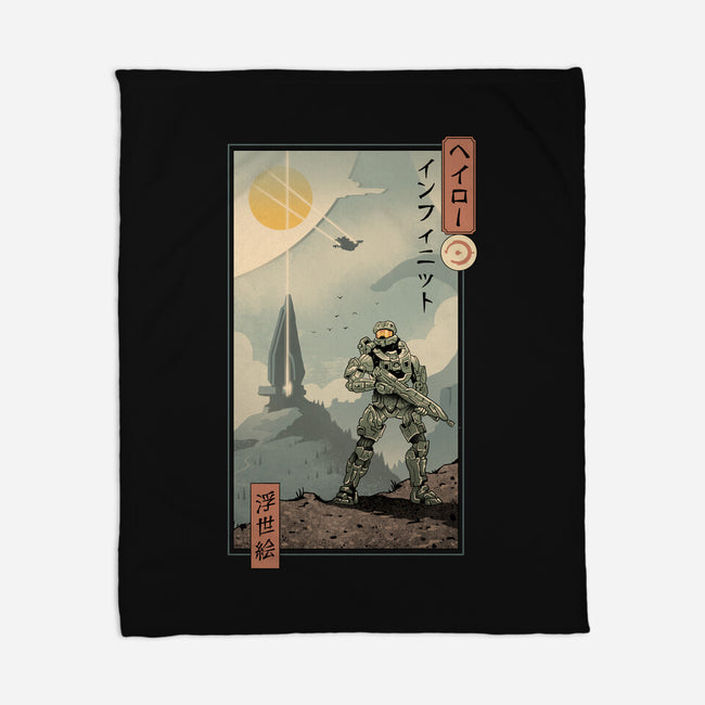 Halo Ukiyo-e-None-Fleece-Blanket-vp021