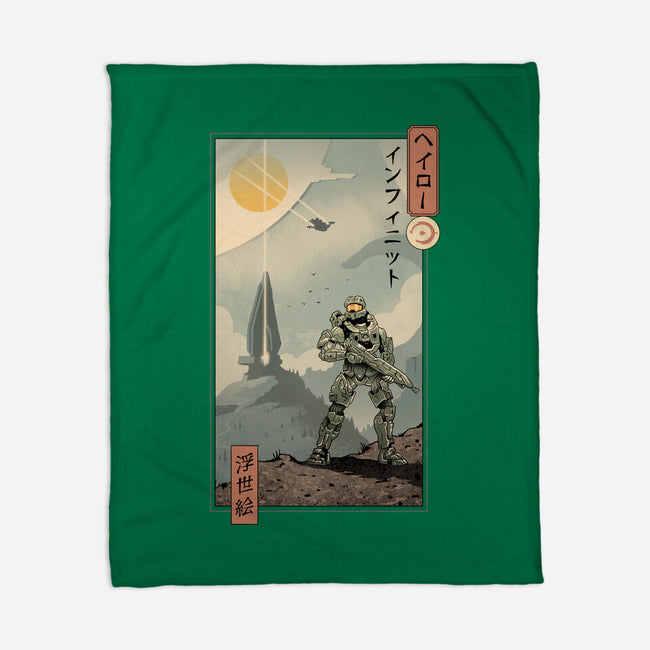 Halo Ukiyo-e-None-Fleece-Blanket-vp021