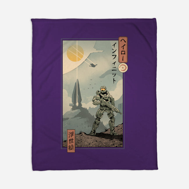 Halo Ukiyo-e-None-Fleece-Blanket-vp021