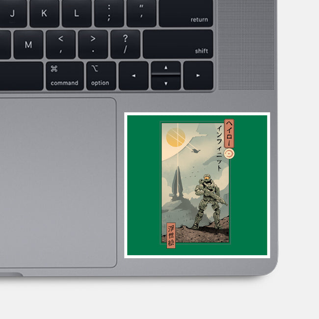 Halo Ukiyo-e-None-Glossy-Sticker-vp021